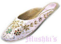 Beaded Slippers - click here for large view